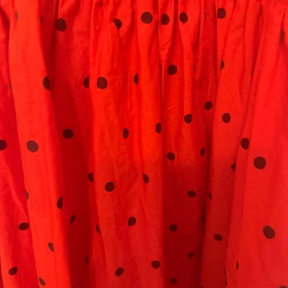 Red and black polka dot universal threads sleeveless medium - Picture 12 of 14